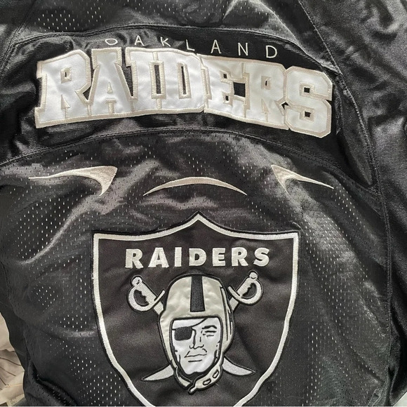 🏈 NFL Vintage Oakland  Raiders Jersey-Sweater Combo - Men's Size Medium 🏈 - Picture 10 of 11